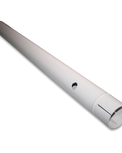 Pipe 90x3.5-1200 PVC w/bead and drilling f/sensor DOL44RG